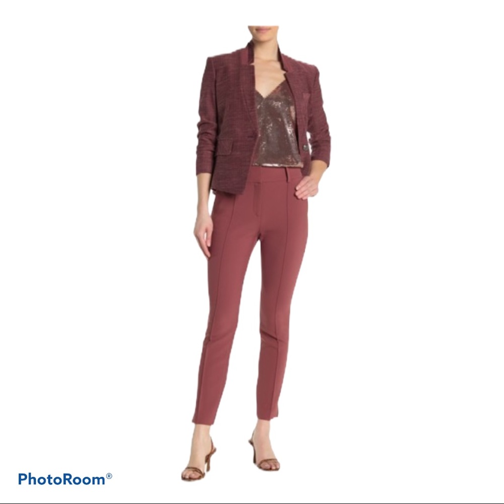 NWT Veronica Beard Lago Seamed Trousers size 6